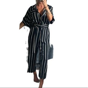 Brand new striped jumpsuit